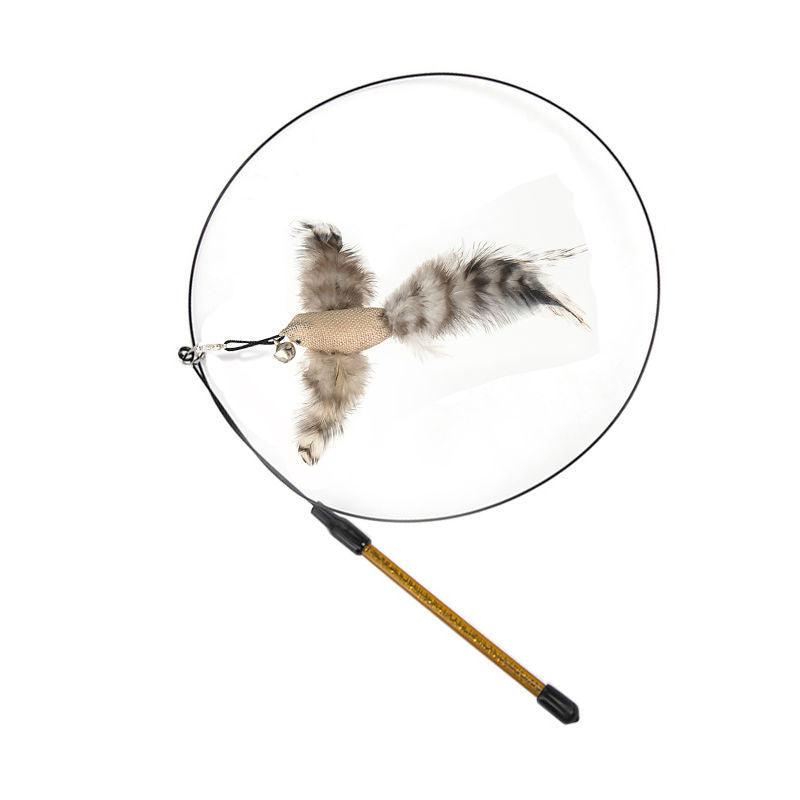 Interactive Feather Cat Teaser Stick - Endless Fun For Your Feline Friend