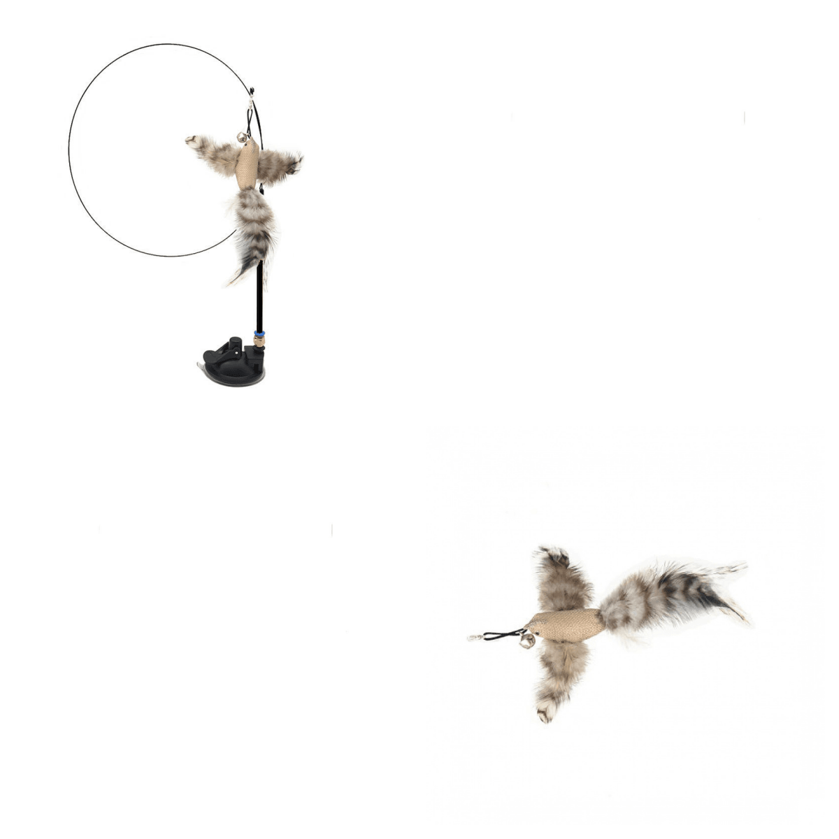Interactive Feather Cat Teaser Stick - Endless Fun For Your Feline Friend