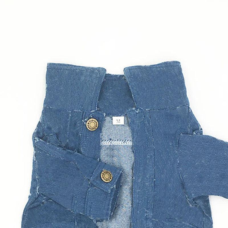 Denim Dog Sweater: Stylish And Cozy Pet Apparel